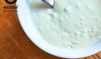 Amerikaanse blauwe kaas dip-saus voor bij bbq